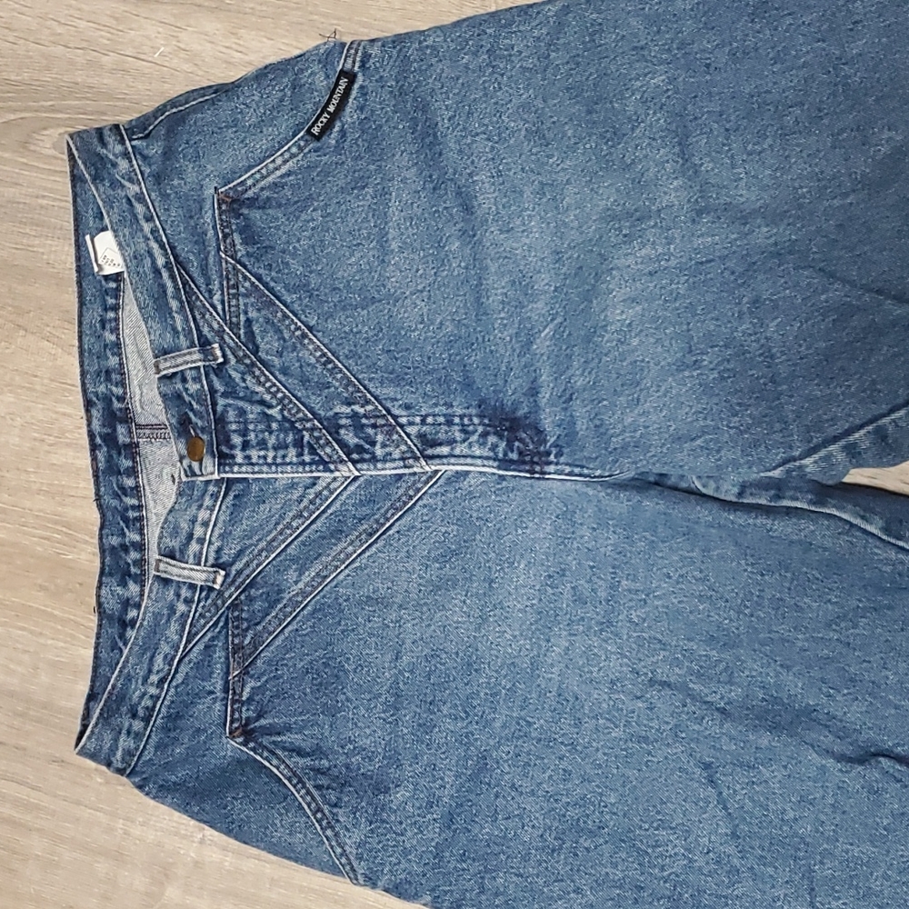 Vintage 80s Rocky Mountain blue high waist mom Jeans size 20W